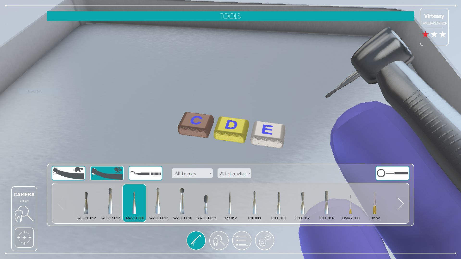 Virteasy Dental Haptic and VR training simulator for students / dentists